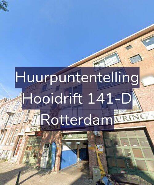 Foto gevel Huurpuntentelling voor Hooidrift 141-D, Rotterdam