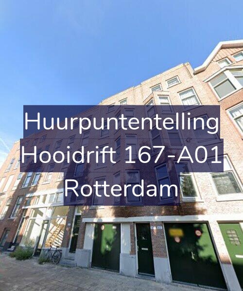 Foto gevel Huurpuntentelling voor Hooidrift 167-A01, Rotterdam