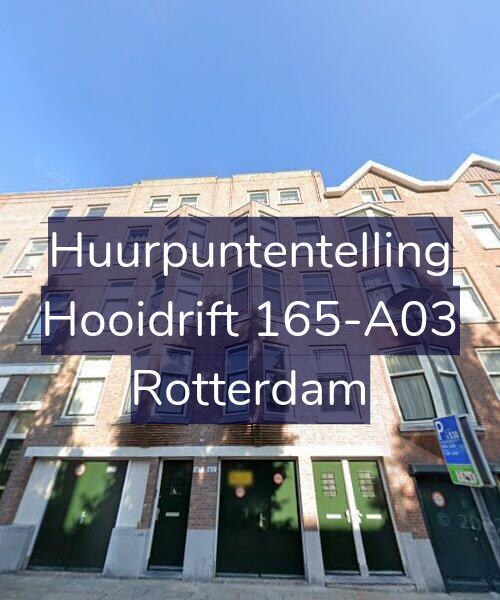 Foto gevel Huurpuntentelling voor Hooidrift 165-A03, Rotterdam