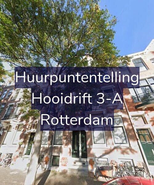 Foto gevel Huurpuntentelling voor Hooidrift 3-A, Rotterdam
