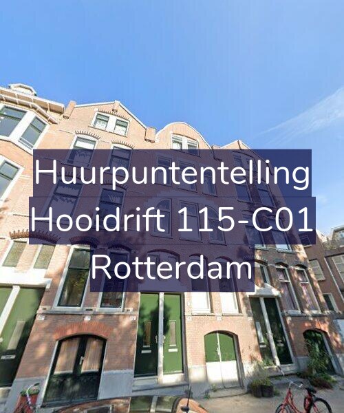 Foto gevel Huurpuntentelling voor Hooidrift 115-C01, Rotterdam