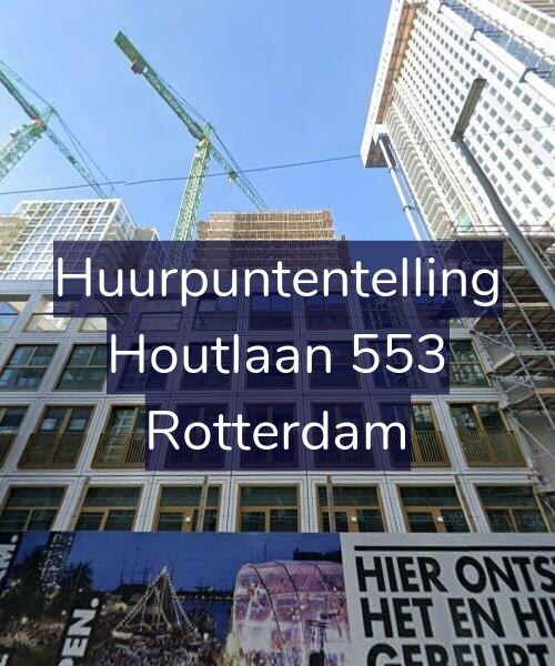 Foto gevel Huurpuntentelling voor Houtlaan 553, Rotterdam