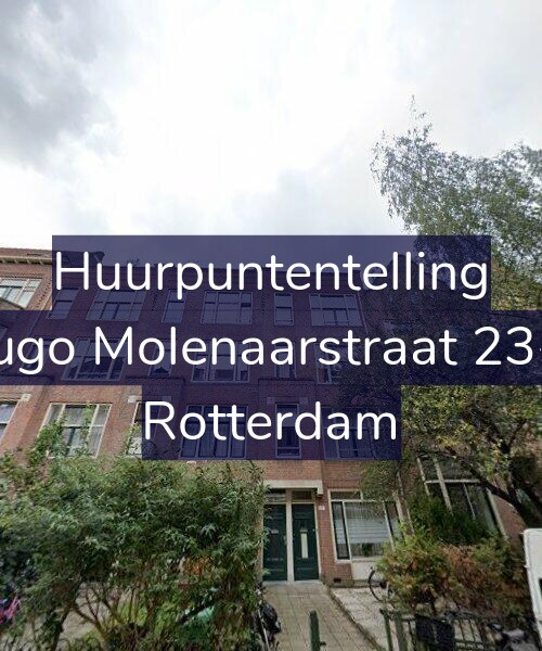 Foto gevel Huurpuntentelling voor Hugo Molenaarstraat 23-A, Rotterdam