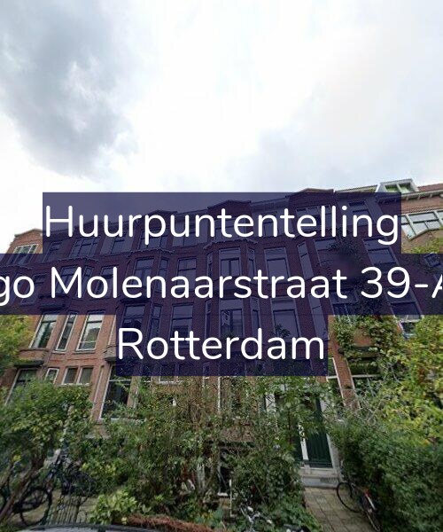 Foto gevel Huurpuntentelling voor Hugo Molenaarstraat 39-A01, Rotterdam