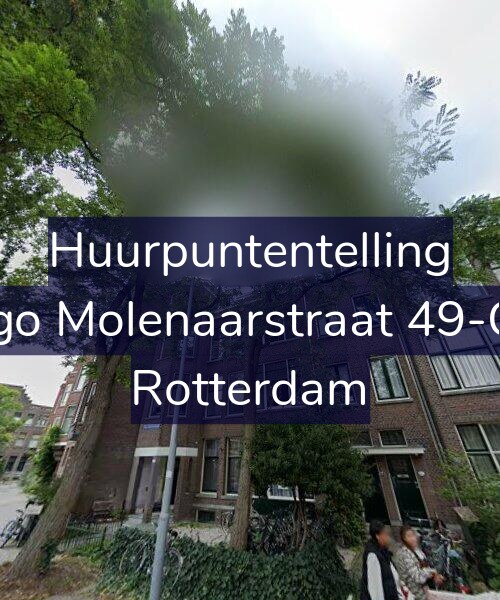 Foto gevel Huurpuntentelling voor Hugo Molenaarstraat 49-C01, Rotterdam