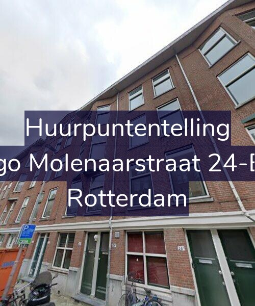 Foto gevel Huurpuntentelling voor Hugo Molenaarstraat 24-B03, Rotterdam