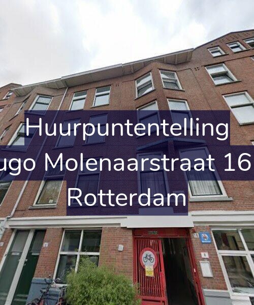 Foto gevel Huurpuntentelling voor Hugo Molenaarstraat 16-B, Rotterdam