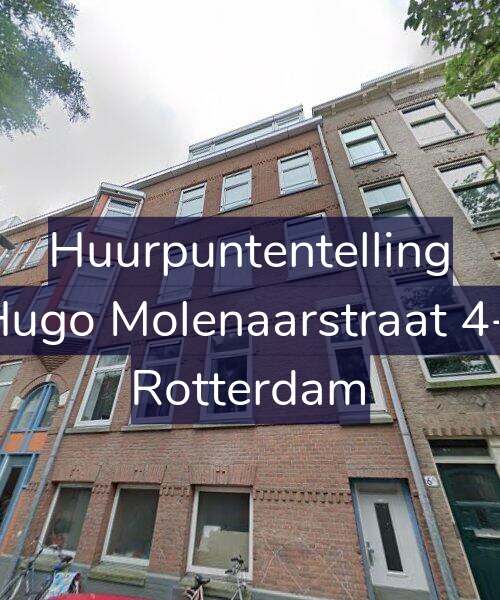 Foto gevel Huurpuntentelling voor Hugo Molenaarstraat 4-J, Rotterdam