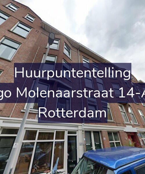 Foto gevel Huurpuntentelling voor Hugo Molenaarstraat 14-A02, Rotterdam