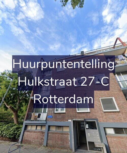 Foto gevel Huurpuntentelling voor Hulkstraat 27-C, Rotterdam