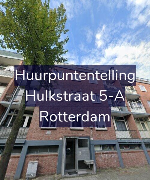Foto gevel Huurpuntentelling voor Hulkstraat 5-A, Rotterdam
