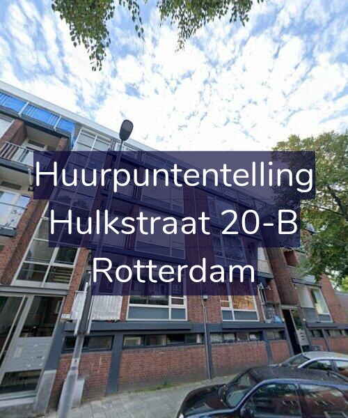 Foto gevel Huurpuntentelling voor Hulkstraat 20-B, Rotterdam