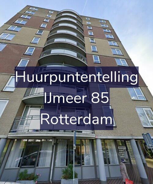 Foto gevel Huurpuntentelling voor IJmeer 85, Rotterdam