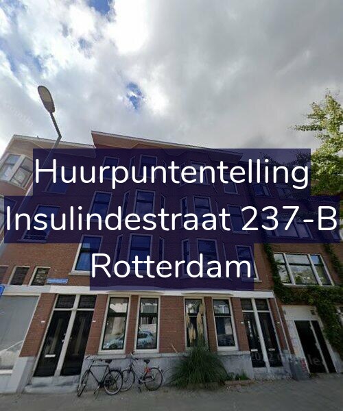 Foto gevel Huurpuntentelling voor Insulindestraat 237-B, Rotterdam