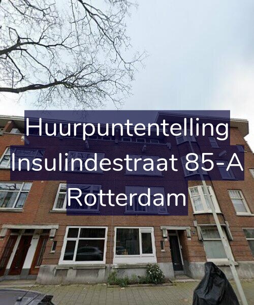 Foto gevel Huurpuntentelling voor Insulindestraat 85-A, Rotterdam