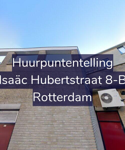 Foto gevel Huurpuntentelling voor Isaäc Hubertstraat 8-B, Rotterdam