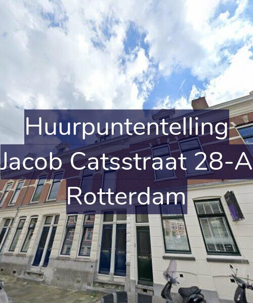 Foto gevel Huurpuntentelling voor Jacob Catsstraat 28-A, Rotterdam
