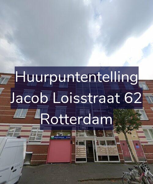 Foto gevel Huurpuntentelling voor Jacob Loisstraat 62, Rotterdam