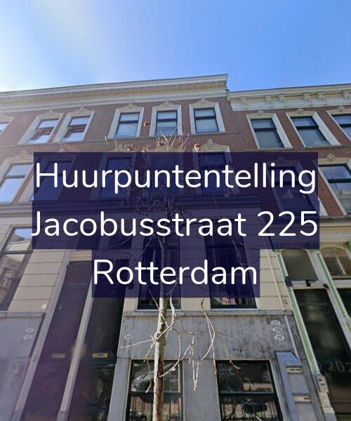 Foto gevel Huurpuntentelling voor Jacobusstraat 225, Rotterdam
