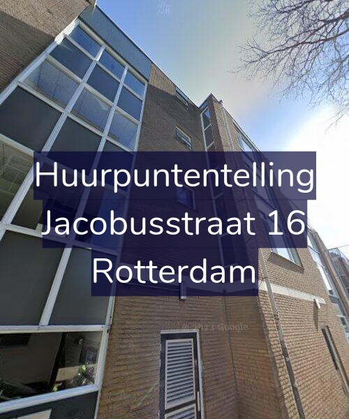 Foto gevel Huurpuntentelling voor Jacobusstraat 16, Rotterdam