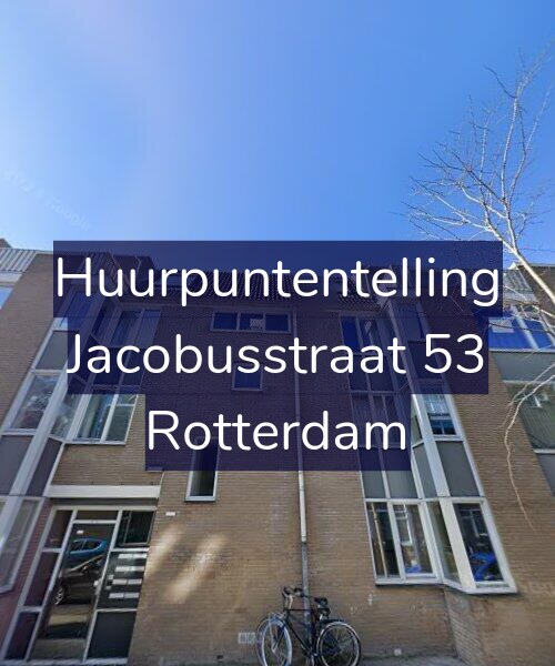 Foto gevel Huurpuntentelling voor Jacobusstraat 53, Rotterdam
