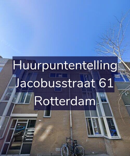 Foto gevel Huurpuntentelling voor Jacobusstraat 61, Rotterdam