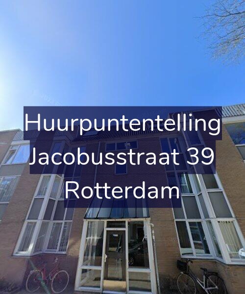 Foto gevel Huurpuntentelling voor Jacobusstraat 39, Rotterdam