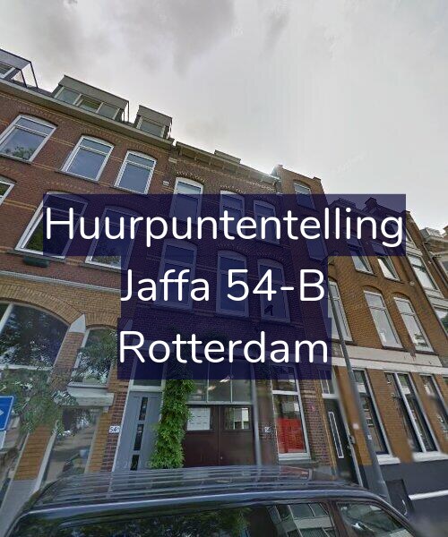 Foto gevel Huurpuntentelling voor Jaffa 54-B, Rotterdam