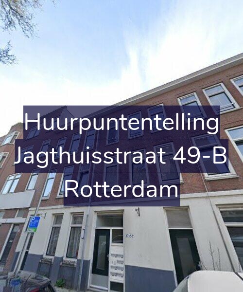 Foto gevel Huurpuntentelling voor Jagthuisstraat 49-B, Rotterdam