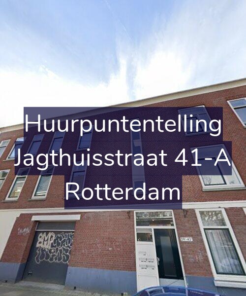 Foto gevel Huurpuntentelling voor Jagthuisstraat 41-A, Rotterdam