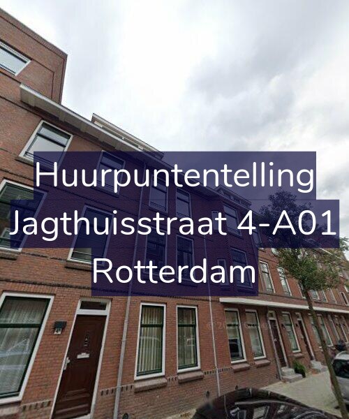 Foto gevel Huurpuntentelling voor Jagthuisstraat 4-A01, Rotterdam