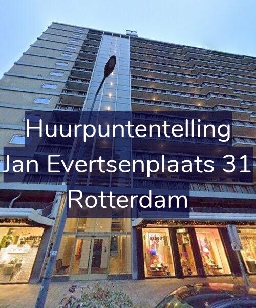 Foto gevel Huurpuntentelling voor Jan Evertsenplaats 31, Rotterdam