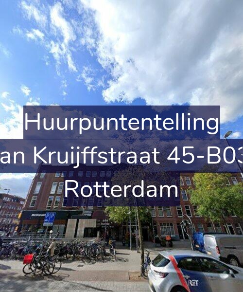 Foto gevel Huurpuntentelling voor Jan Kruijffstraat 45-B03, Rotterdam