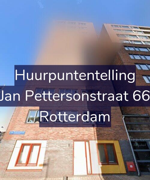 Foto gevel Huurpuntentelling voor Jan Pettersonstraat 66, Rotterdam