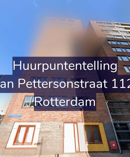Foto gevel Huurpuntentelling voor Jan Pettersonstraat 112, Rotterdam