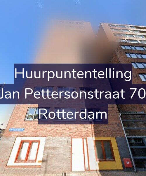 Foto gevel Huurpuntentelling voor Jan Pettersonstraat 70, Rotterdam