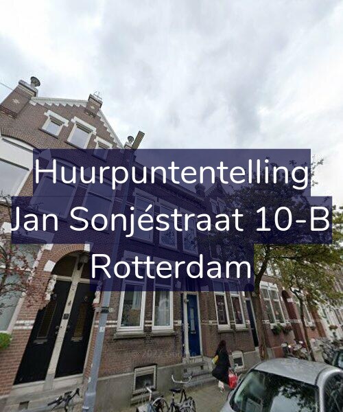 Foto gevel Huurpuntentelling voor Jan Sonjéstraat 10-B, Rotterdam