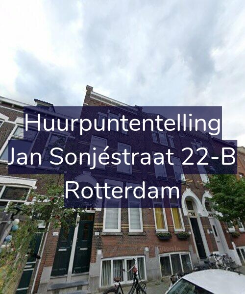 Foto gevel Huurpuntentelling voor Jan Sonjéstraat 22-B, Rotterdam