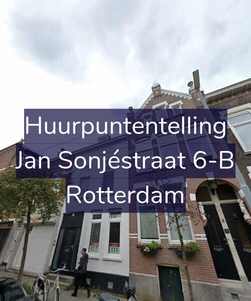 Foto gevel Huurpuntentelling voor Jan Sonjéstraat 6-B, Rotterdam