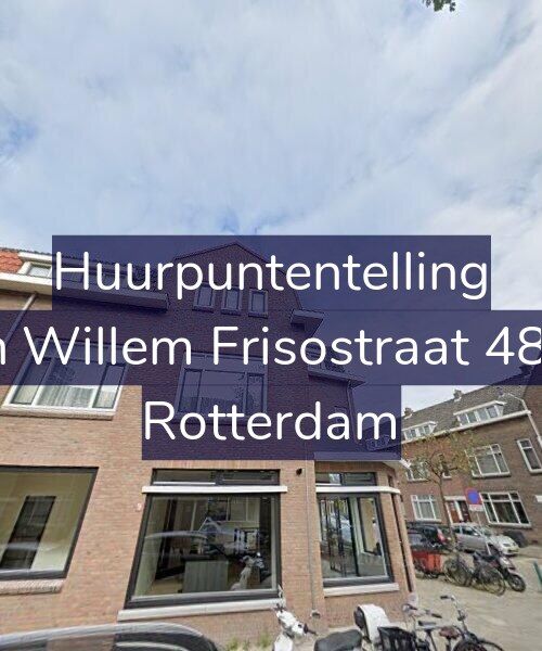 Foto gevel Huurpuntentelling voor Jan Willem Frisostraat 48-A, Rotterdam