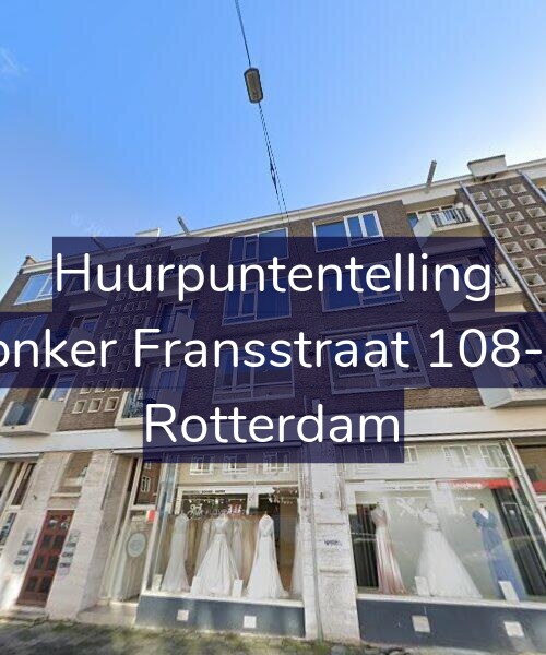 Foto gevel Huurpuntentelling voor Jonker Fransstraat 108-B, Rotterdam