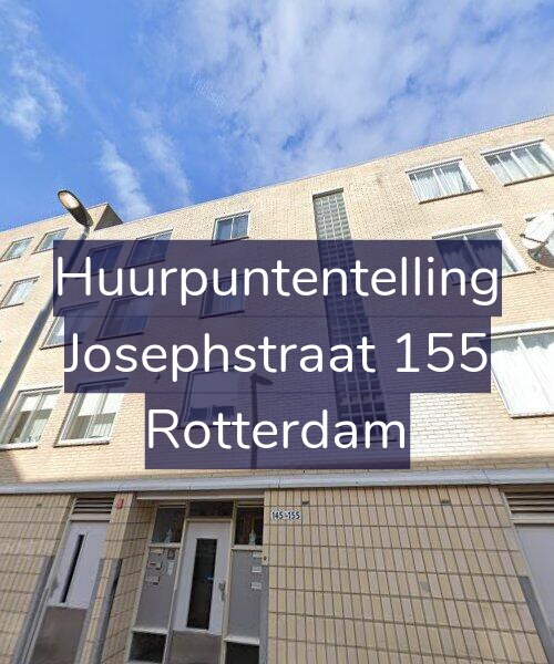 Foto gevel Huurpuntentelling voor Josephstraat 155, Rotterdam