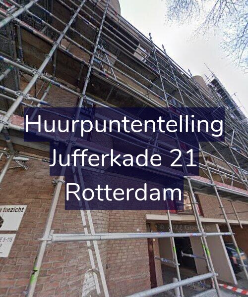 Foto gevel Huurpuntentelling voor Jufferkade 21, Rotterdam