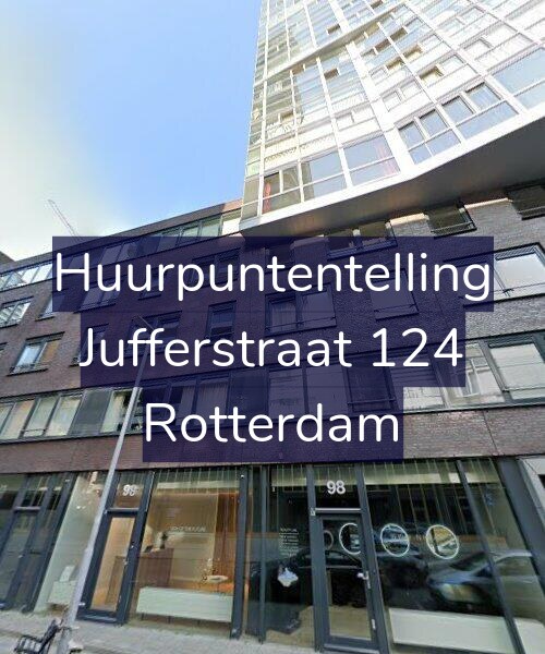 Foto gevel Huurpuntentelling voor Jufferstraat 124, Rotterdam