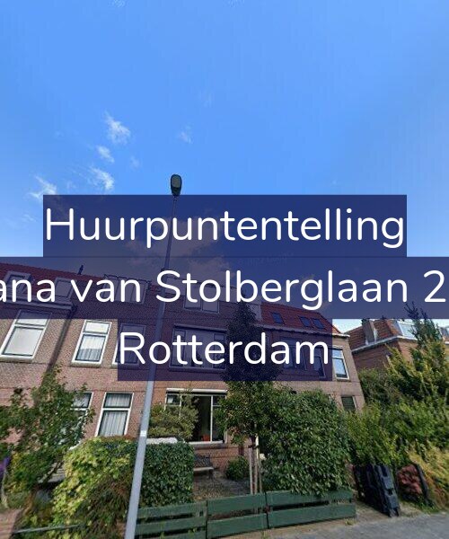 Foto gevel Huurpuntentelling voor Juliana van Stolberglaan 24-B, Rotterdam