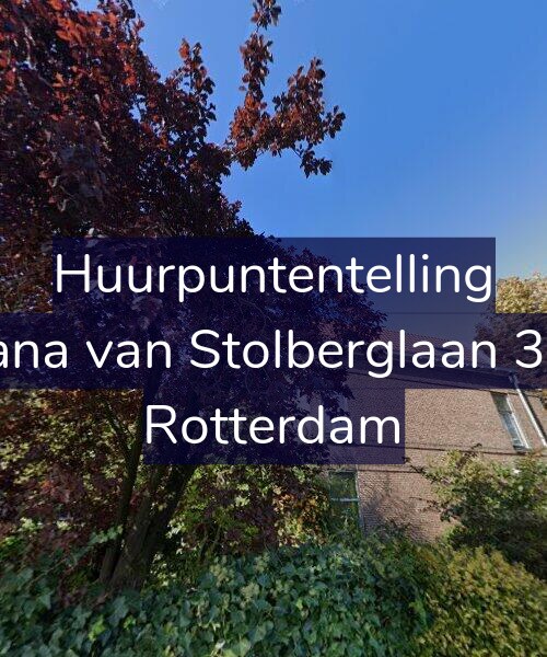 Foto gevel Huurpuntentelling voor Juliana van Stolberglaan 30-B, Rotterdam