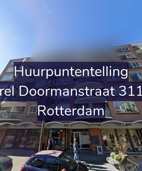 Foto gevel Huurpuntentelling voor Karel Doormanstraat 311-B, Rotterdam