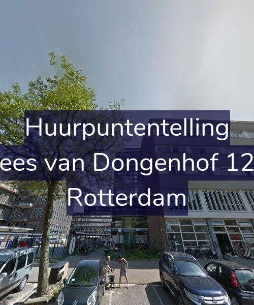 Foto gevel Huurpuntentelling voor Kees van Dongenhof 121, Rotterdam