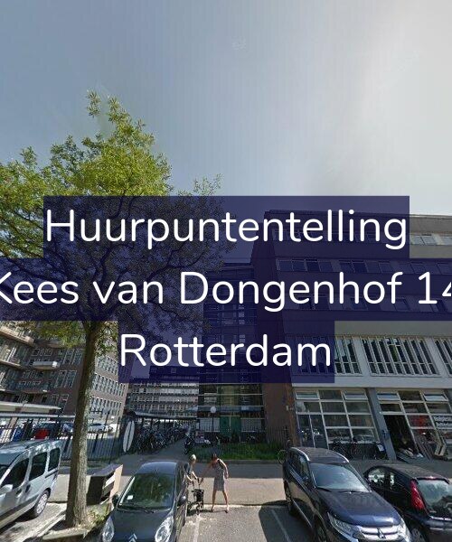 Foto gevel Huurpuntentelling voor Kees van Dongenhof 14, Rotterdam