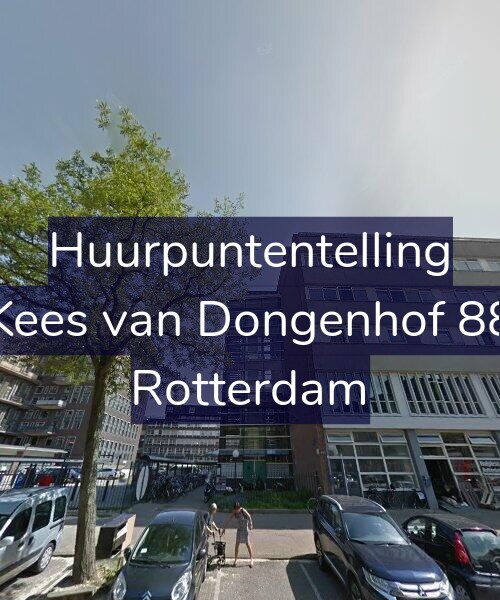 Foto gevel Huurpuntentelling voor Kees van Dongenhof 88, Rotterdam